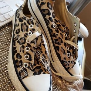 New Leopard Print Fashion Shoes Canvas